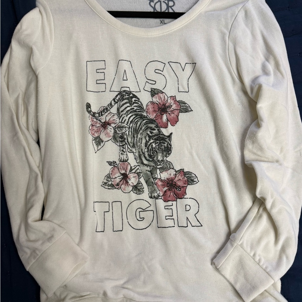 Chaser Cream Easy Tiger Sweater